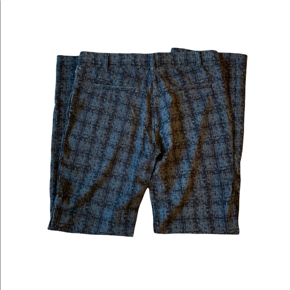 Betabrand Dress Pant Yoga Pants Straight Leg - Black and Gray Shibori - S - Picture 4 of 5